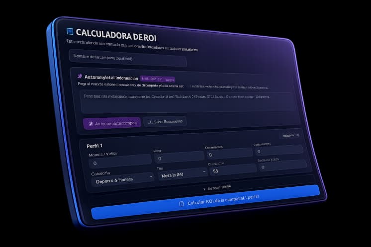 Calculadora de ROI con IA — Brander.gg